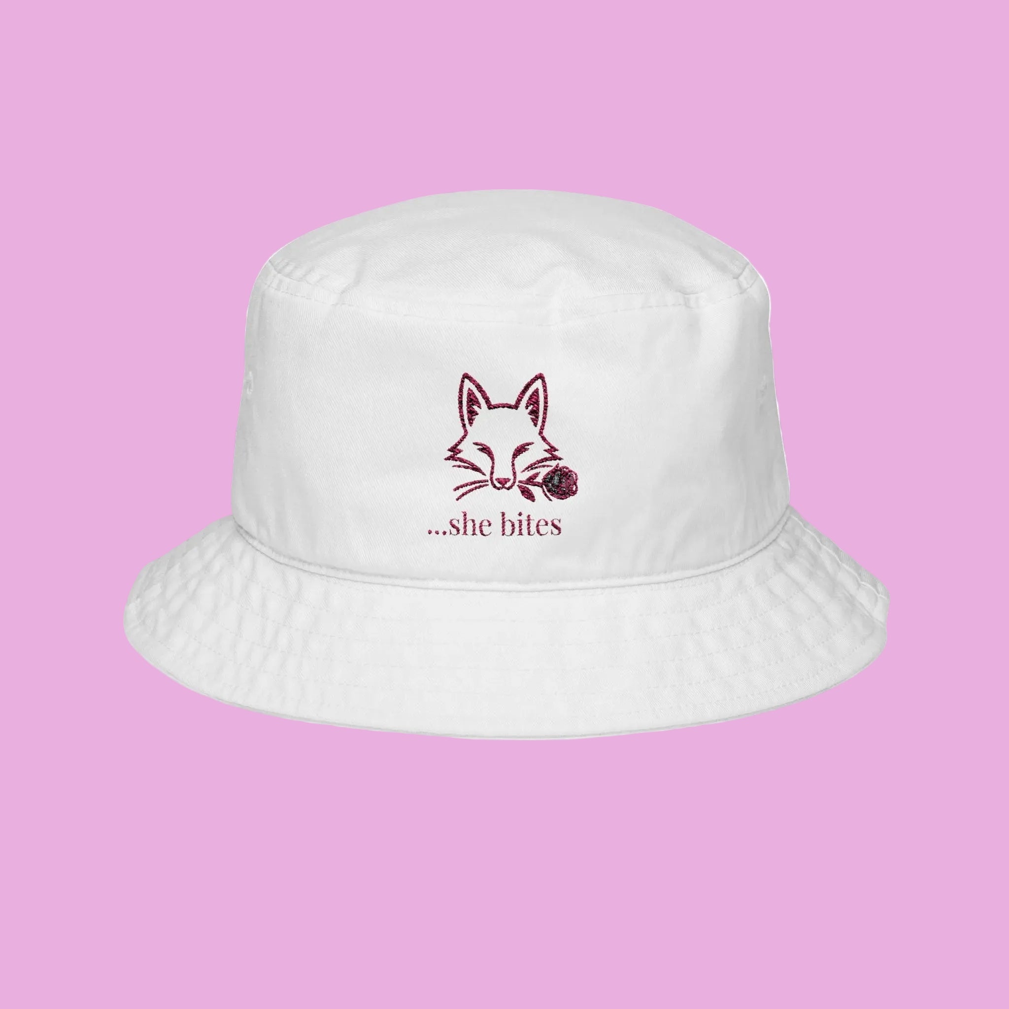 Twinky Rose "...she bites" Bucket Hat