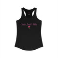 Twinky Rose “Cute, but I bite” Racerback Tank 🌹