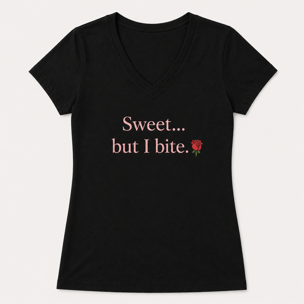 Sweet...But I Bite V-Neck